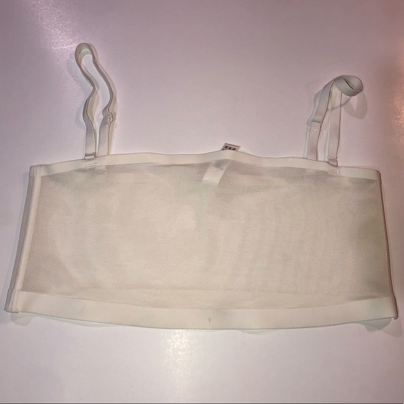 SKIMS Power Mesh Bandeau in marble - Picture 6 of 7
